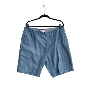 Billabong Mens Flat Front Shorts Casual Mid Length Soft Denim Blue Size 38